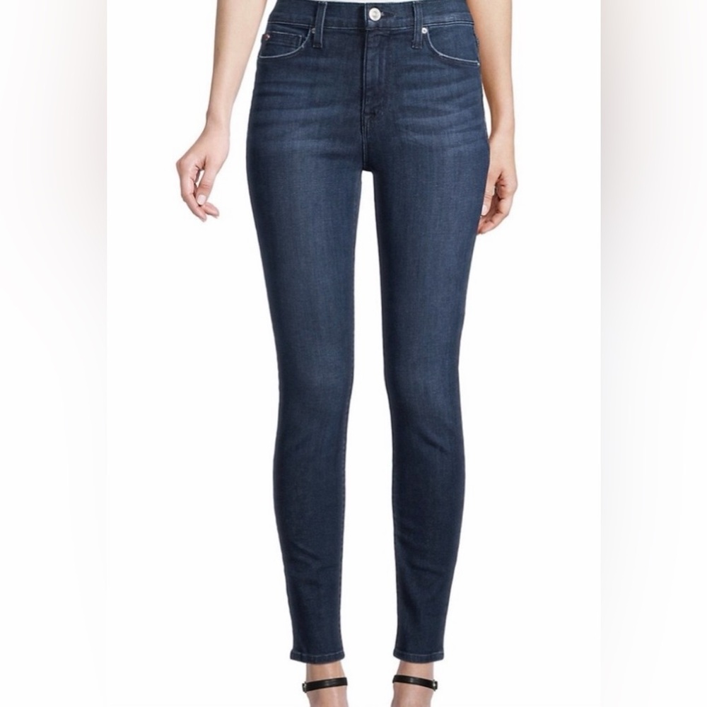 Hudson Blair High Rise Jeans Women's Dark Blue Super Skinny Jeans Size 25